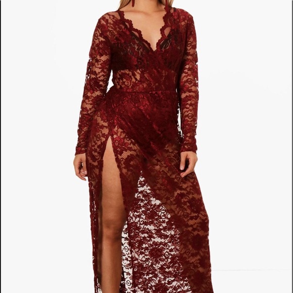 Boohoo Plus Dresses & Skirts - L/S lace dress